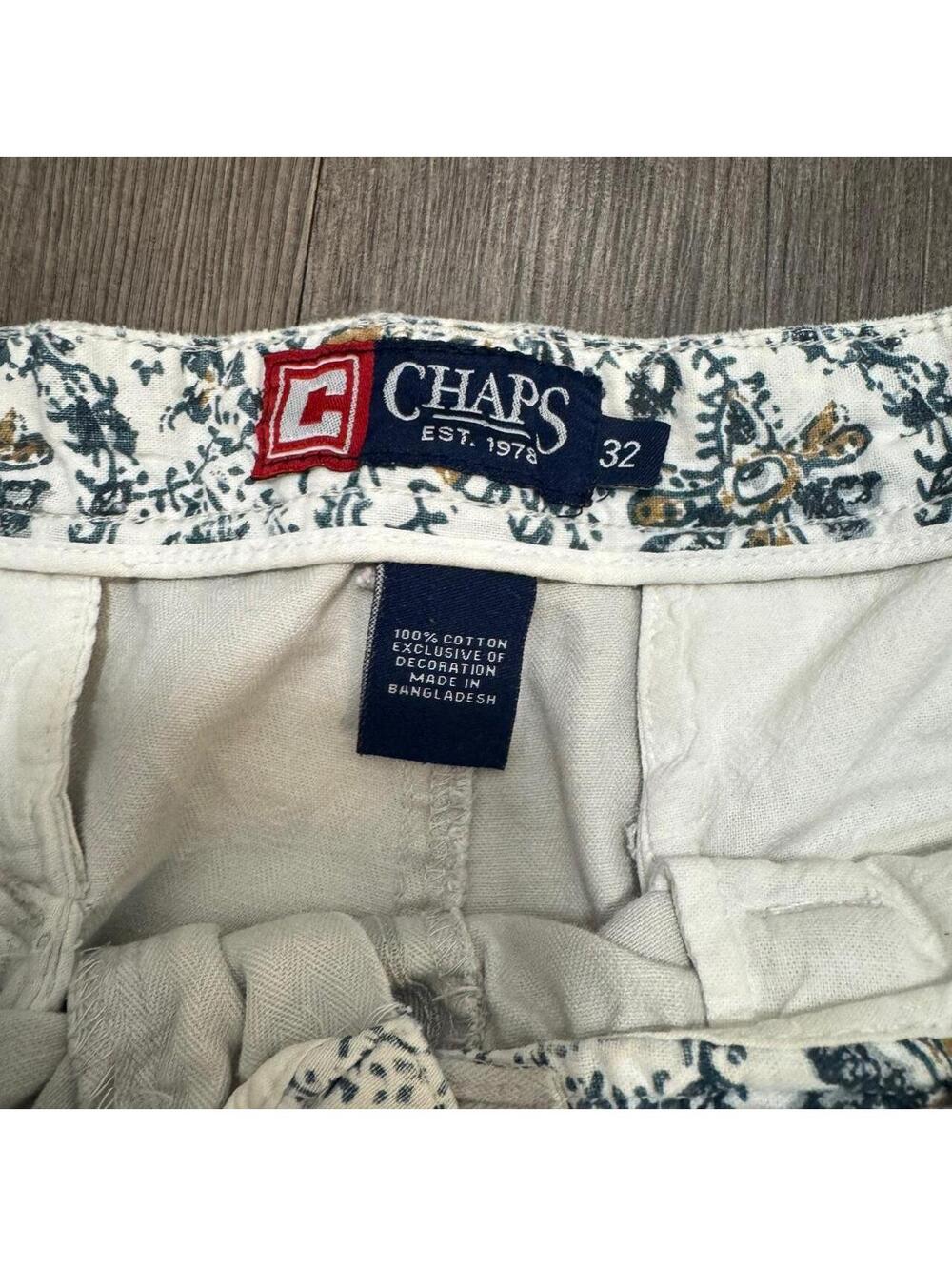Chaps Kakhi Cargo Shorts - Picture 3 of 5